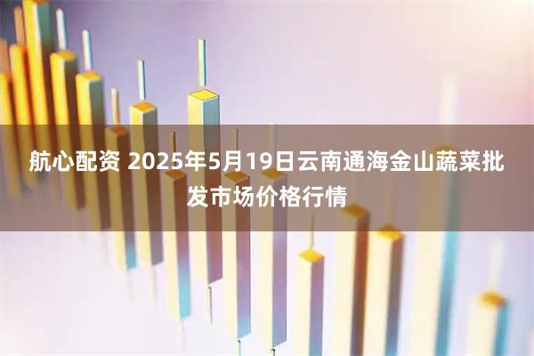 航心配资 2025年5月19日云南通海金山蔬菜批发市场价格行情