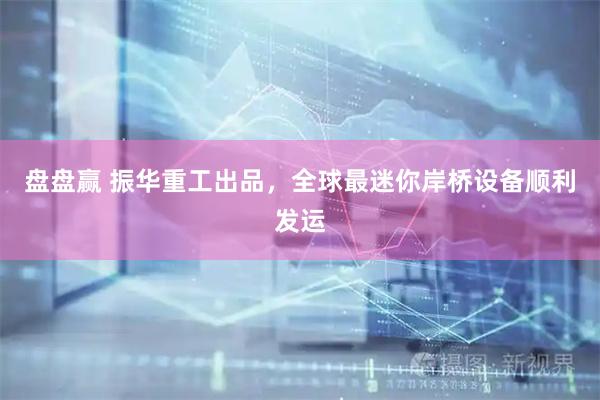 盘盘赢 振华重工出品，全球最迷你岸桥设备顺利发运