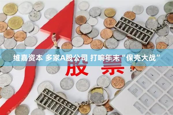 维嘉资本 多家A股公司 打响年末“保壳大战”